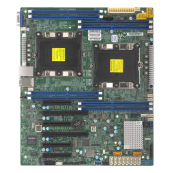 Supermicro MBD-X11DPL-I-B OEM {2 x P (LGA 3647), 8 DIMM slots, Intel C621 controller for 10 SATA3 (6 Gbps) ports; RAID 0,1,5,10; Dual LAN with LewisburgMarvell 88E1512 PHY} 