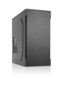Foxline FL-708-FZ450R-U31 mATX case, black, w/PSU 450W 12cm, w/1xUSB2.0+1xUSB3.0, w/pwr cord, w/o FAN 