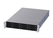 Ablecom CS-R26-14P 2U rackmount, ATX, Micro-ATX and Mini-ITX mb,, 12*3.5&quot; HS SAS/SATA, 12G BP, 800W CRPS(1+1)/ 533mm depth 
