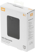 WD Portable HDD 4TB Elements Portable WDBU6Y0040BBK-WESN {USB3.0, 2.5&quot;, black}  