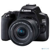 Canon EOS 250D черный {24.1Mpix EF-S 18-55mm f/1:4-5.6 IS STM 3&quot; 4K Full HD SDXC Li-ion} 