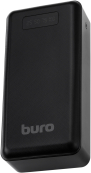 Buro BPF30D Мобильный аккумулятор 30000mAh 3A QC PD 22.5W 2xUSB черный (BPF30D22PBK) 