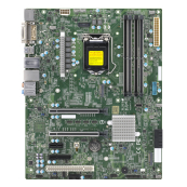 Supermicro MBD-X12SAE-B 10th Generation Intel® Core™ i9/Core™ i7/Core™i5/Core™i3/Pentium®/Celeron® Processor,Intel® Xeon® W-1200 Processors Single Socket LGA-1200 (Socket H5) 
