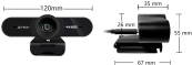 Web-камера A4Tech PK-1000HA черный 8Mpix (3840x2160) USB3.0 с микрофоном [1448134] 