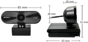 Web-камера A4Tech PK-940HA черный 2Mpix (1920x1080) USB2.0 с микрофоном [1407240] 