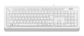 Клавиатура + мышь A4Tech Fstyler F1010 клав:белый/серый мышь:белый/серый USB Multimedia [1147556] 
