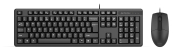 Клавиатура + мышь A4Tech KK-3330 клав:черный мышь:черный USB [1530249] 