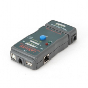 Gembird NCT-2 Тестер LAN Cablexpert , 100/1000 Base-TX,  для UTP, STP, RJ-11, USB-кабеля 