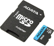 Micro SecureDigital 64Gb A-DATA AUSDX64GUICL10A1-RA1 