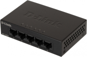 D-Link DGS-1005D/J2A Неуправляемый коммутатор с 5 портами 10/100/1000Base-T и функцией энергосбережения 