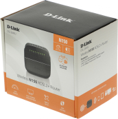 D-Link DSL-2640U/R1A Беспроводной маршрутизатор N150 ADSL2+, с поддержкой Ethernet WAN (Annex A) 
