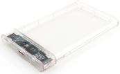 Внешний корпус для HDD/SSD AgeStar 3UB2P4C SATA III пластик прозрачный 2.5&quot; 