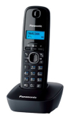 Panasonic KX-TG1611RUH (серый) {АОН, Caller ID,12 мелодий звонка,подсветка дисплея,поиск трубки} 