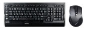 A-4Tech Клавиатура + мышь 9300F, беспроводная, черный, USB [618555] 