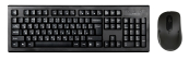 A-4Tech Клавиатура + мышь 7100N клав:черный мышь:черный USB беспроводная [613833] 