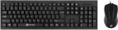 Клавиатура + мышь Oklick 620M черный USB  [475652] 