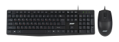 Acer OMW141 [ZL.MCEEE.01M] Комплект (клавиатура + мышь) черный USB  