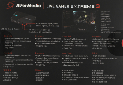 AVERMEDIA LIVE GAMER EXTREME 3