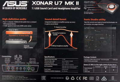 ASUS XONAR U7 MK II