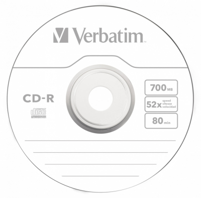 VERBATIM Диски CD-R 80 52x  CB/10  (43437)
