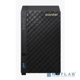 Asustor AS1002T v2 Сетевое хранилище 2-bay, Marvell ARMADA-385 Dual Core, ARM Cortex-A9 512MB DDR3, GbE x1, USB 3.0, WoL, System Sleep Mode, Support 3.5” hard disk