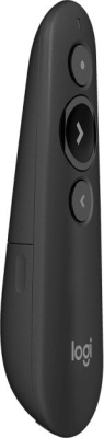 910-005843 Презентер Logitech R500s Graphite черный, Bluetooth + 2.4 GHz, USB-ресивер , 3 программируемых кнопки, лазерная указка  (090828)