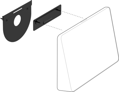 Крепление Logitech Wall Mount for Tap настенное для Logitech Tap: угол наклона 14° (узел настенного крепления (пластина и зажимная конструкция), магнитный фиксатор кабеля HDMI, монтажные приспособлени
