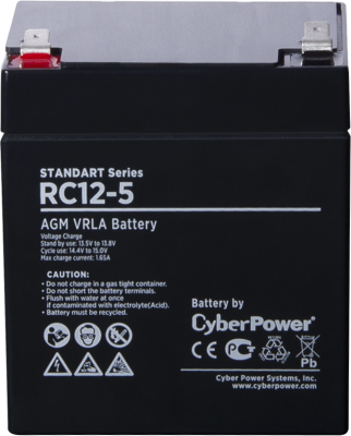Батарея аккумуляторная для ИБП CyberPower Standart series RС 12-5