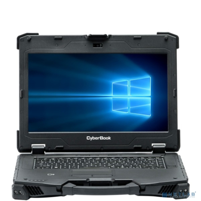 Защищенный ноутбук CyberBook R1154 14&quot; {FHD TS 1000nits i5-1135G7(2.4GHz)/16GB/512GB SSD/WiFi6 802.11ax/2Mpx/TB4/USBx3/USB-C(+DP)/microSD/RJ45x2/VGA/HDMI/COMx2/LTE/TPM/IP65/W10Pro}