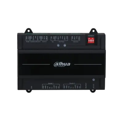 DAHUA DHI-ASC2202B-S Контроллер на 2 двери (1-сторонний доступ), TCP/IP, RS-485 и Wiegand (W26 и W34), 100 000 пользователей, до 500 000 записей о считывании карт