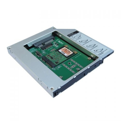 AgeStar SMNF2S Сменный бокс для HDD/SSD  SATA металл серебристый 2.5&quot;