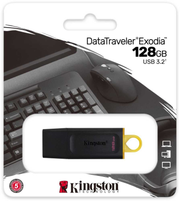 Kingston USB Drive 128GB DataTraveler Exodia USB3.2 Gen1 DTX/128GB