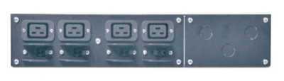 APC SBP6KRMI2U Service Bypass Panel- 230V, 50A, MBB, Hardwire input, (4) IEC-320 C19 Output