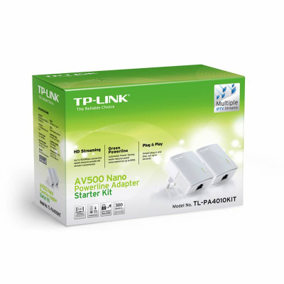 TP-Link TL-PA4010 KIT AV600 Комплект адаптеров Powerline