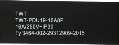 Блок розеток LANMASTER TWT-PDU19-16A8P-1.8