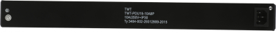 Блок розеток LANMASTER TWT-PDU19-10A8P