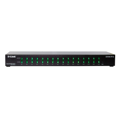 D-Link DKVM-IP16/A2A 16-портовый переключатель KVM-over-IP с портами VGA, 4 портами USB и 1 портом 10/100Base-TX