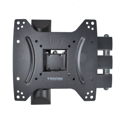 Kromax OPTIMA-404 black {Кронштейн для LED/LCD телевизоров 15&quot;-55&quot;, max 25 кг, настенный, 5 ст свободы, наклон +5°-12°, поворот ±90°, от стены 68.5-322 мм, max VESA 400x400 мм}