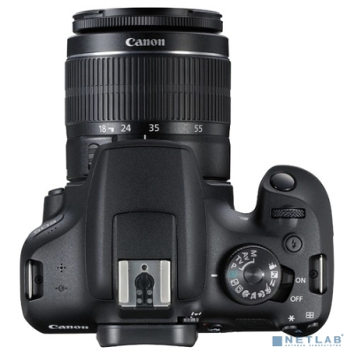 Canon EOS 2000D черный {24.1Mpix 18-55mm f/3.5-5.6 III 3&quot; 1080p Full HD SDXC Li-ion} (с объективом) 2728C007