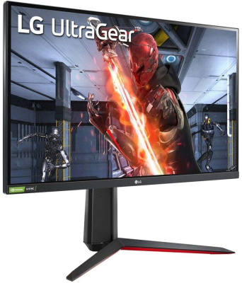 LCD LG 27&quot; 27GN65R-B UltraGear черный и черный/красный {IPS 1920x1080 144Hz 1ms HDMI DisplayPort G-Sync HAS Pivot} [27gn65r-b.aruz]