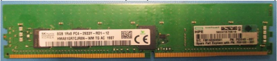 Модуль оперативной памяти P00918-B21: HPE 8GB (1x8GB) Single Rank x8 DDR4-2933 CAS-21-21-21 Registered Smart Memory Kit (для систем с процессорами Intel)