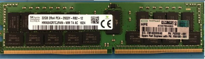 Модуль оперативной памяти P19043-B21: HPE 32GB (1x32GB) Dual Rank x4 DDR4-2933 CAS-21-21-21 Registered Smart (для систем с процессорами AMD)